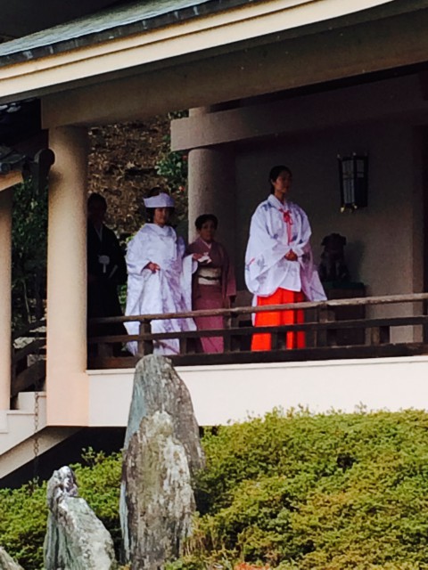 この日は松尾様で婚礼の儀が行われてましたわ(^^)